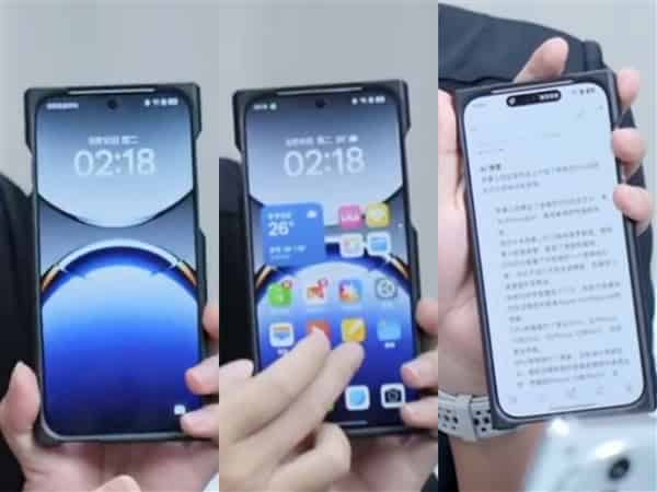 OPPO Find X8真机曝光：居中灵动岛设计吸睛