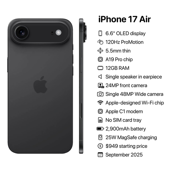 iPhone 17标准版终于要上高刷 今年苹果狠活儿有点多