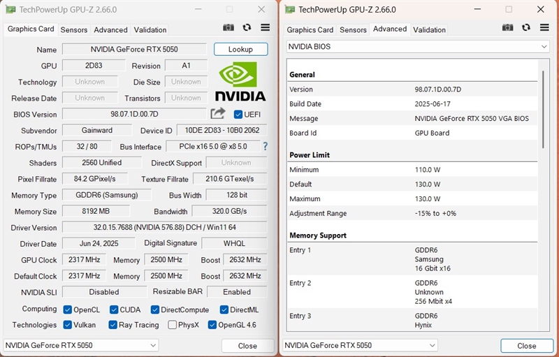 运行频率超3GHz！耕升RTX 5050追风OC评测：流畅运行所有1080P游戏