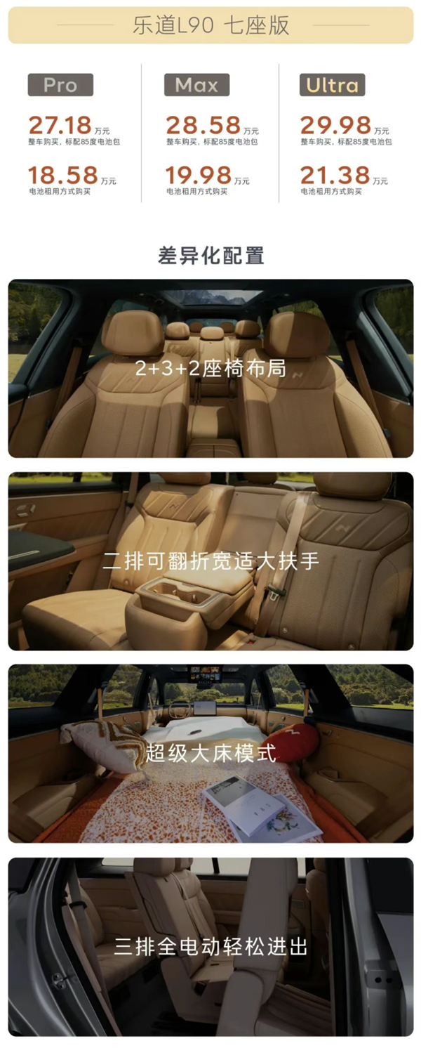 26.58万起销售系统被挤爆！六款乐道L90该如何选：一文读懂